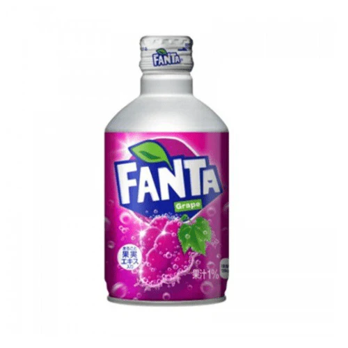 Fanta Grape Aluminium Bottle 300ml Japan