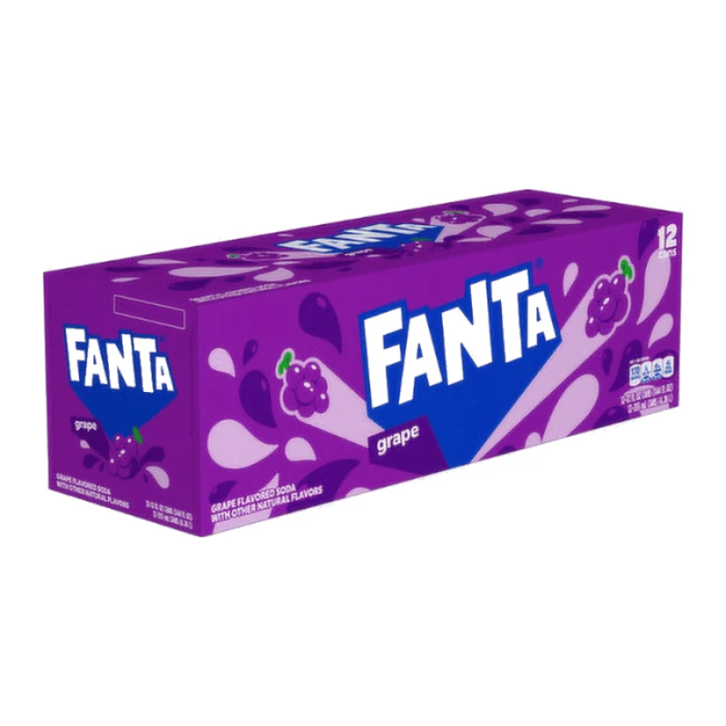 Fanta Grape Fridge Pack 355ml Cans (Case of 12) USA