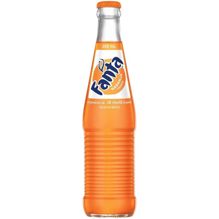 Fanta Orange Mexican Glass Bottle 355ml