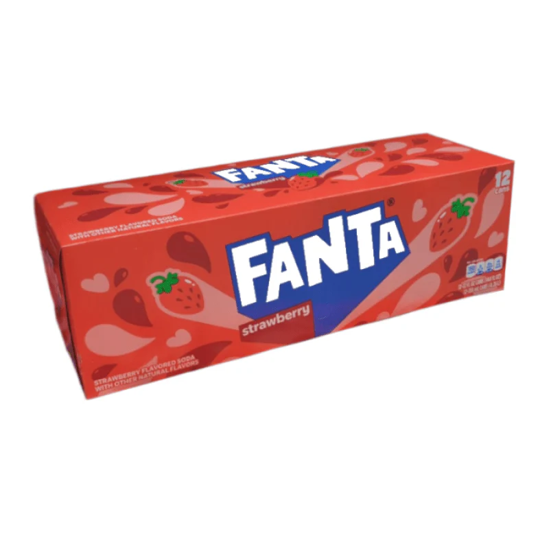 Fanta Strawberry Fridge Pack 355ml Cans (Case of 12) USA