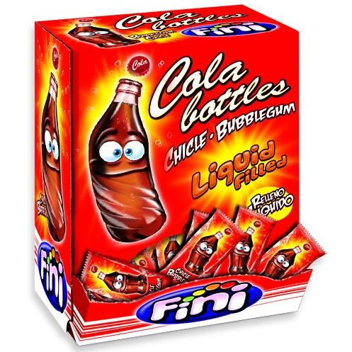Fini Cola Bottle Gum 1kg (Box of 200)