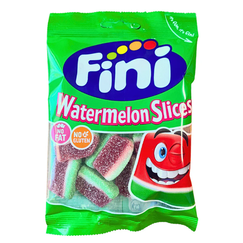 Fini Halal Fizzy Watermelon Slices Peg Bag 75g