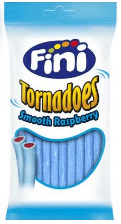 Fini Smooth Blue Raspberry Pencils Peg Bag 160g