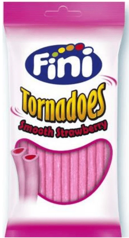 Fini Smooth Strawberry Pencils Peg Bag 160g