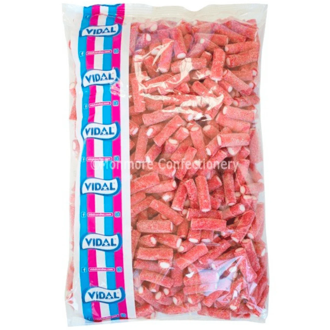 Vidal Sour Strawberry Bites Bag 3kg
