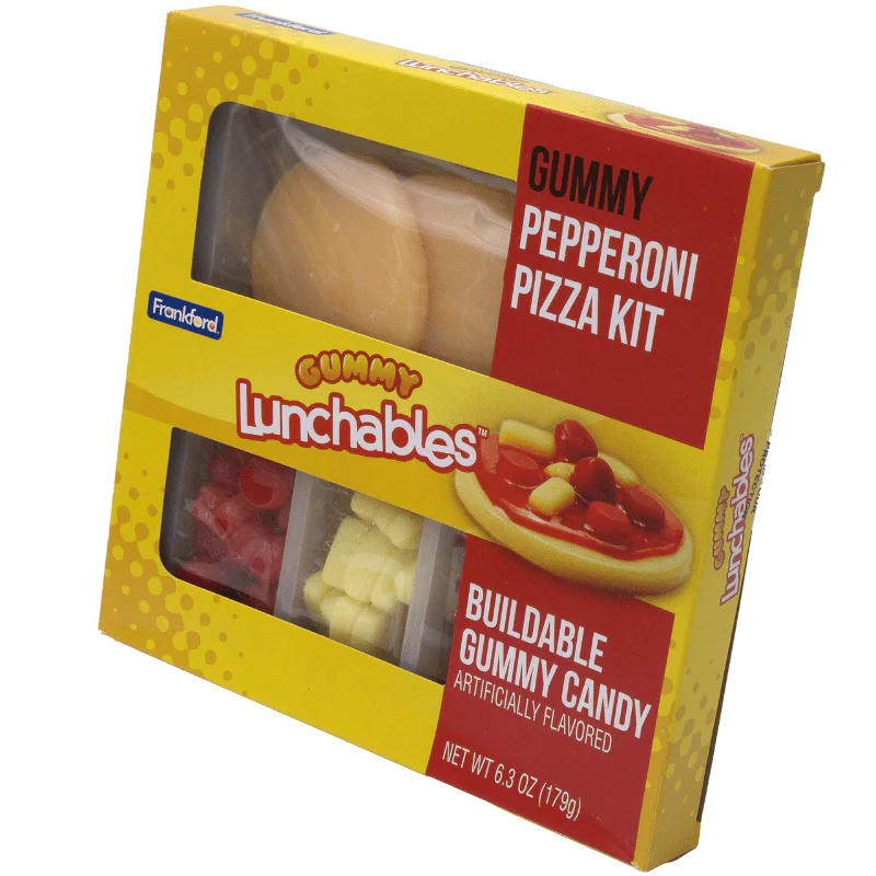 Frankford Gummy Luncheables Pepperoni Pizza Kit 179g