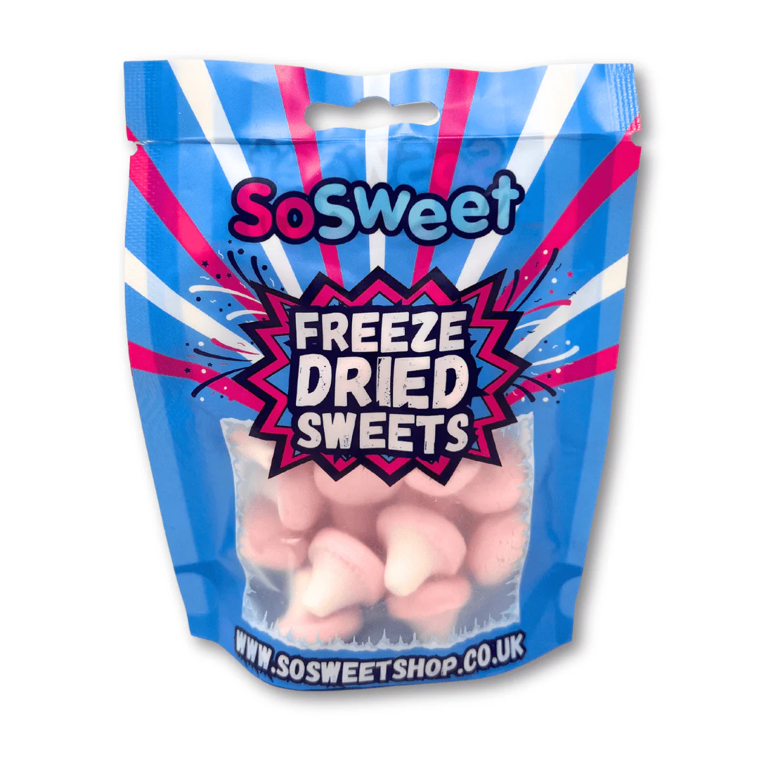 SoSweet Freeze Dried Foam Mushrooms Pouch 50g