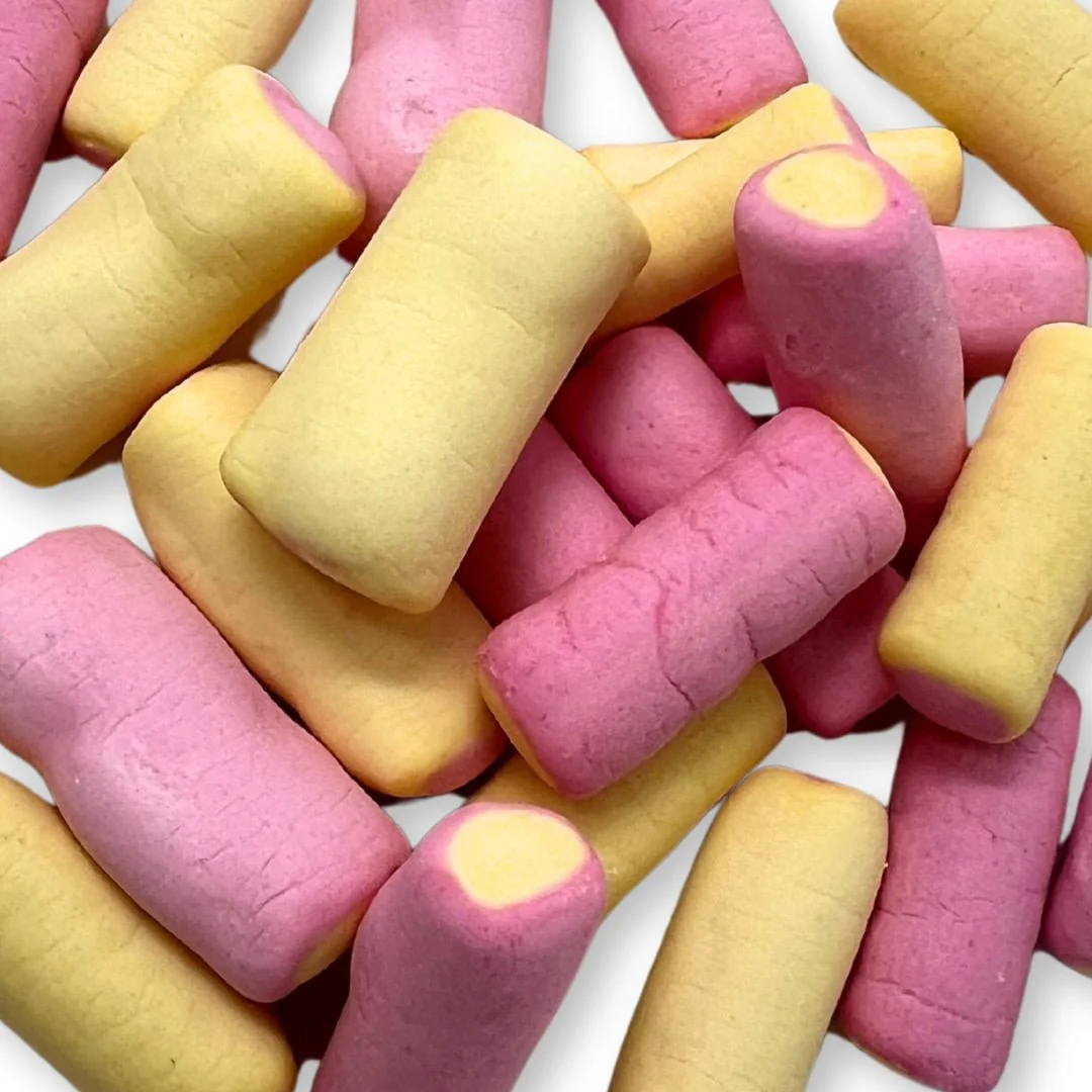 Freeze Dried Haribo Rhubarb & Custard Pouch 70g - Image 2