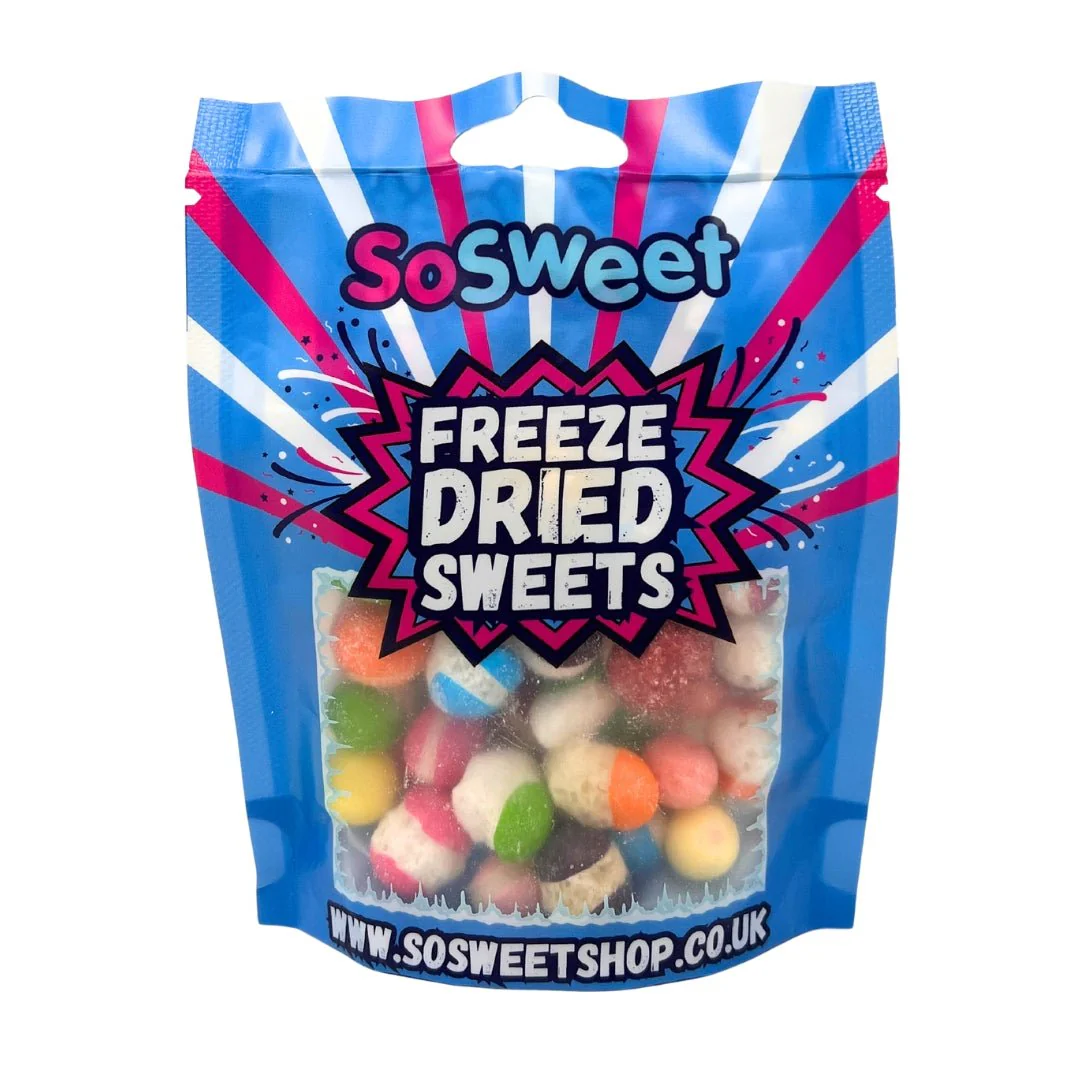 SoSweet Freeze Dried Skittles Mixed Pouch 50g