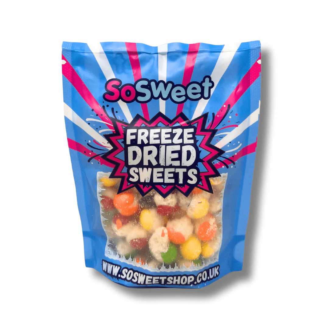 SoSweet Freeze Dried Skittles Sour Pouch 50g
