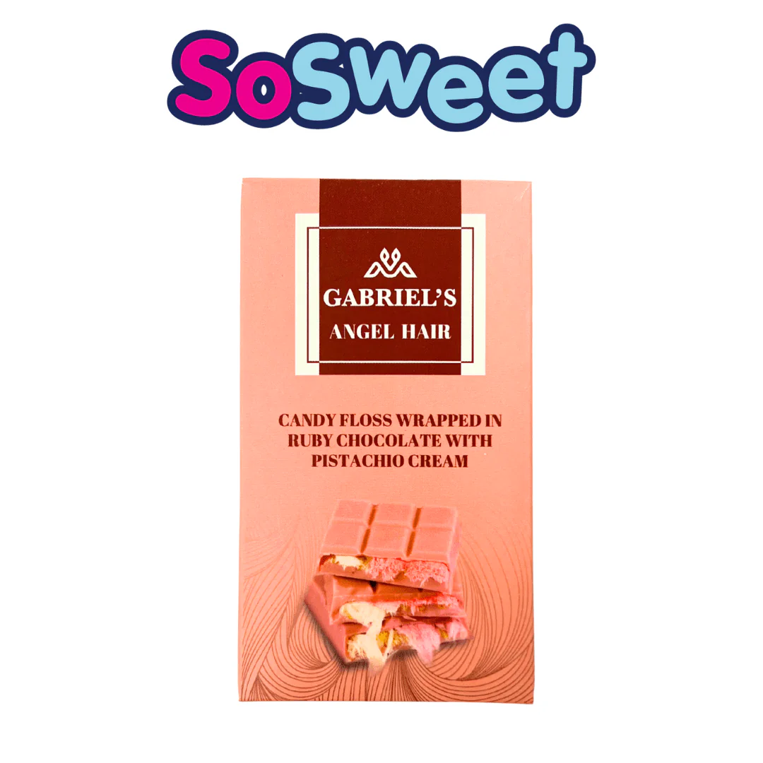Gabriels Angel Hair Ruby Chocolate Bar 70g