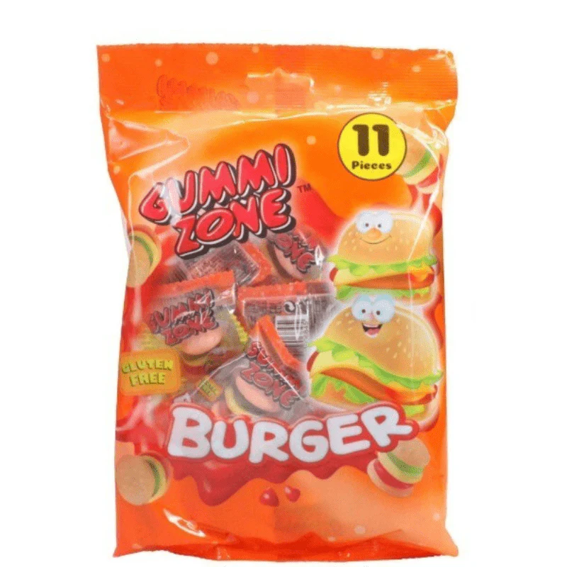 Gummi Zone Burger Peg Bag 77g
