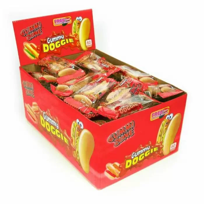 Gummi Zone Gummy Mini Hotdogs 7g (Box of 60)