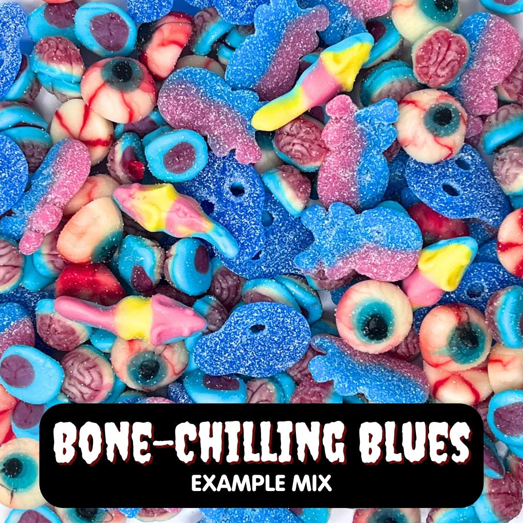 Halloween Bone-Chilling Blues Pick'n'Mix Sweets Bucket 2kg - Image 2
