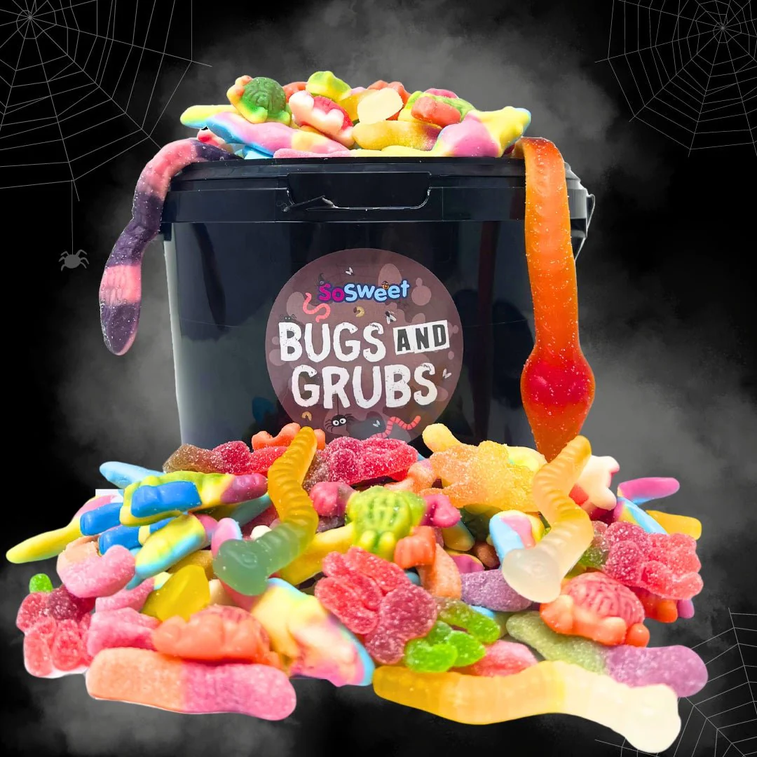 Halloween Bugs & Grubs Pick'n'Mix Sweets Bucket 2kg