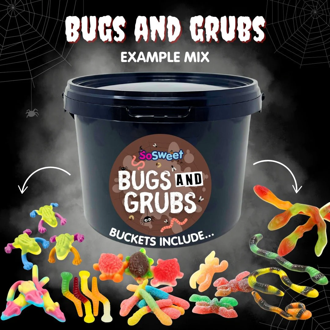 Halloween Bugs & Grubs Pick'n'Mix Sweets Bucket 2kg - Image 3