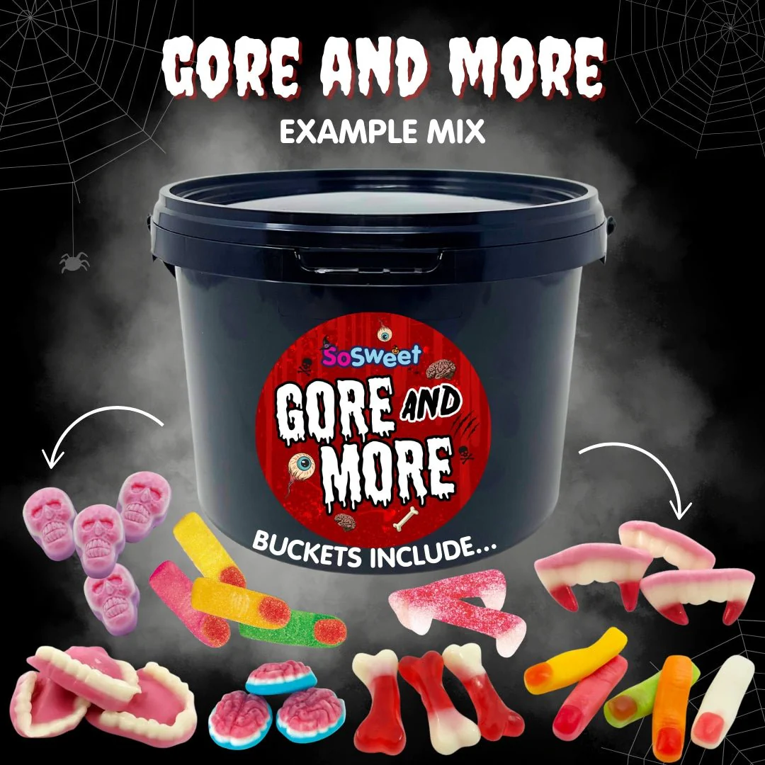 Halloween Gore & More Pick'n'Mix Sweets Bucket 2kg - Image 3