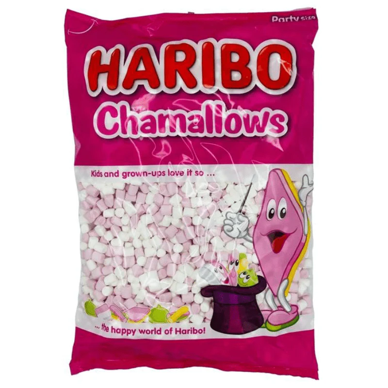 Haribo Chamallows Mini Pink & White Bag 1kg