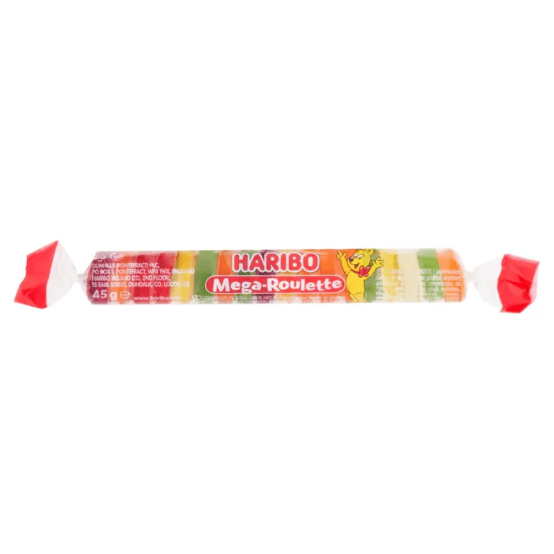 Haribo Mega Roulette 45g PMP 70p