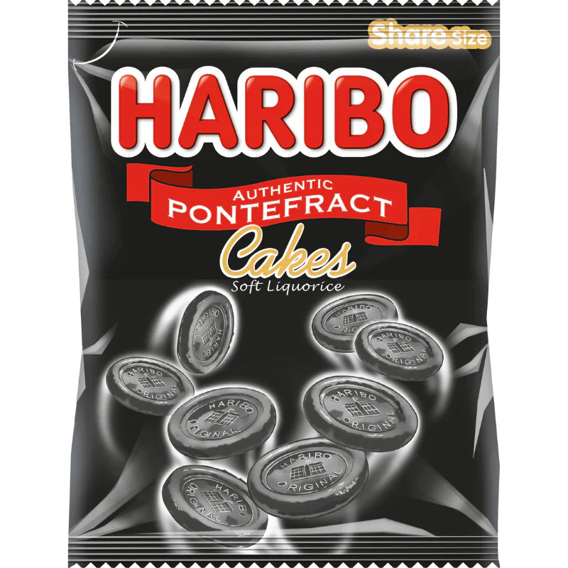 Haribo Pontefract Cakes Peg Bag 160g
