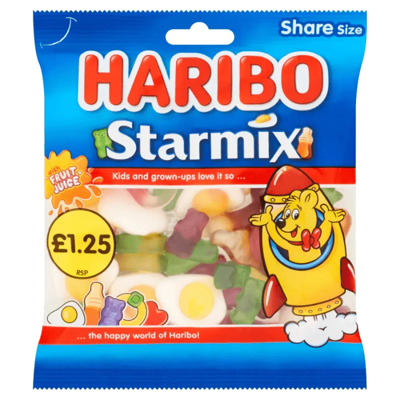 Haribo Starmix Peg Bag 140g PMP £1.25