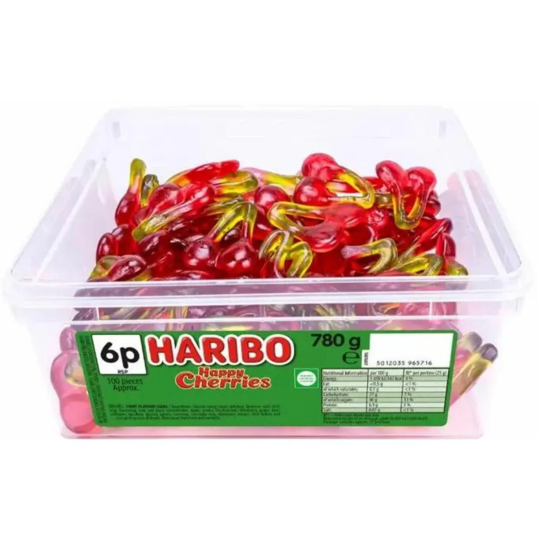 Haribo Happy Cherries Tub 770g