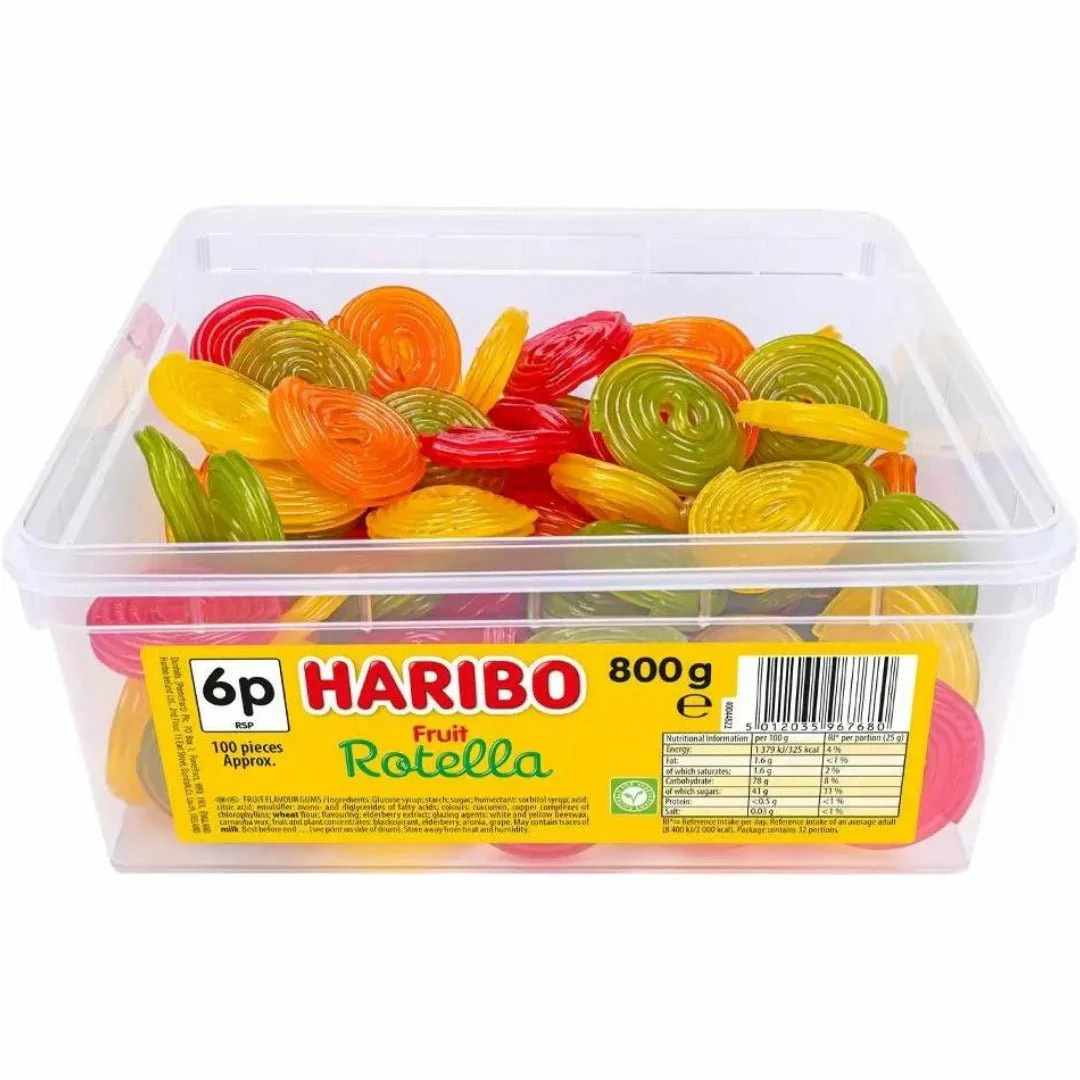 Haribo Rotella Tub 800g