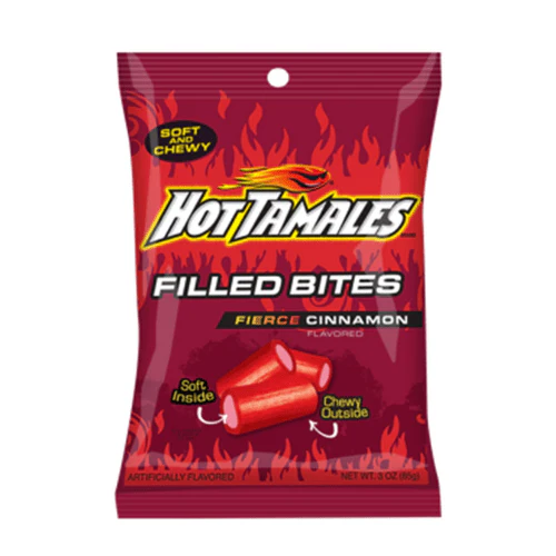 Hot Tamales Liquorice Filled Bites Peg Bag 85g