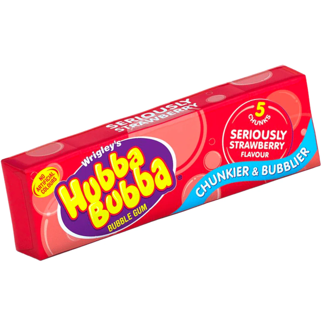 Hubba Bubba Strawberry Bubble Gum 35g