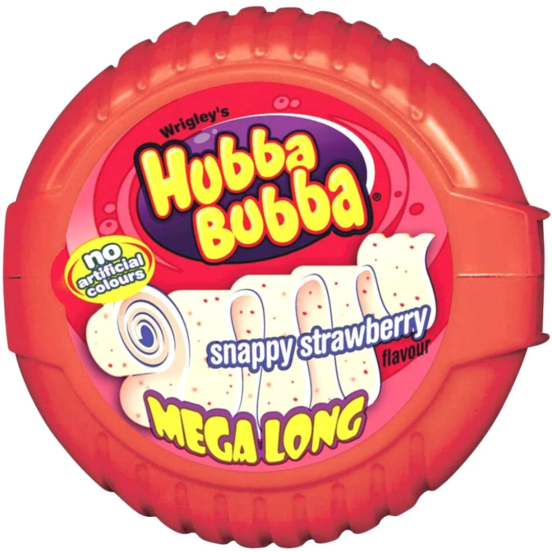 Hubba Bubba Strawberry Tape 56g