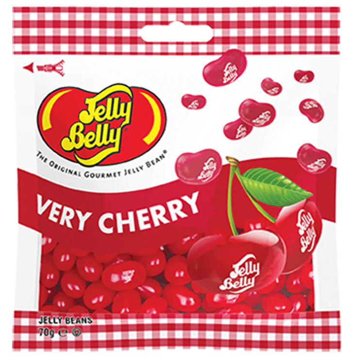 Jelly Belly Jelly Beans Very Cherry Peg Bag 70g