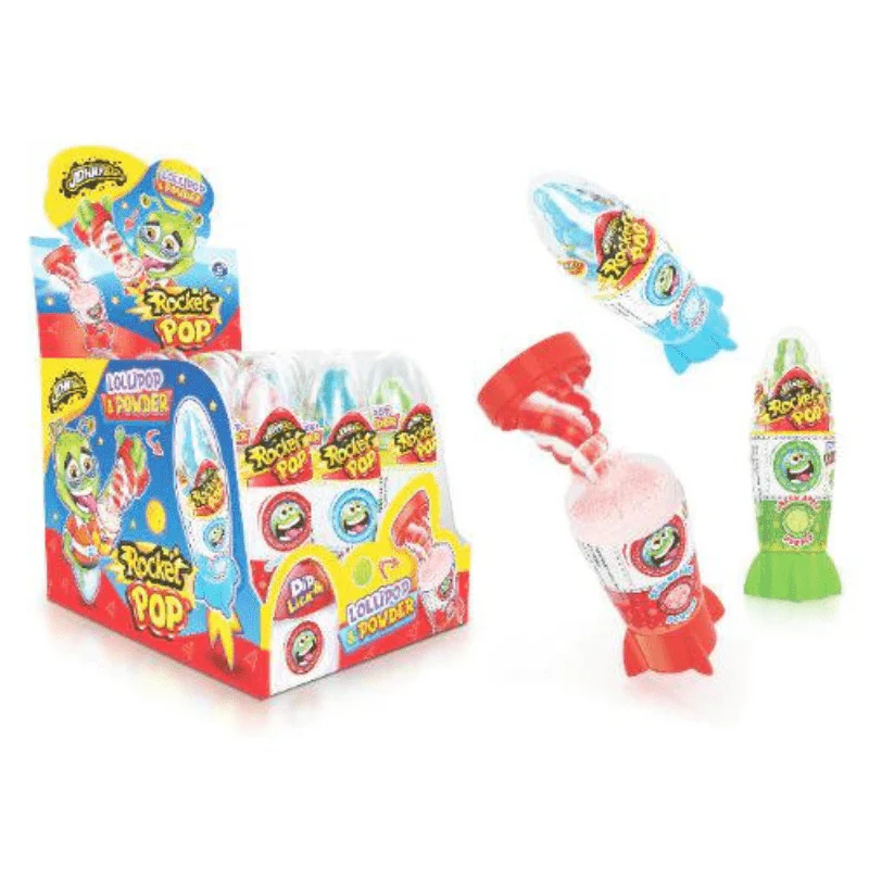 Johny Bee Rocket Pop Candy 50g