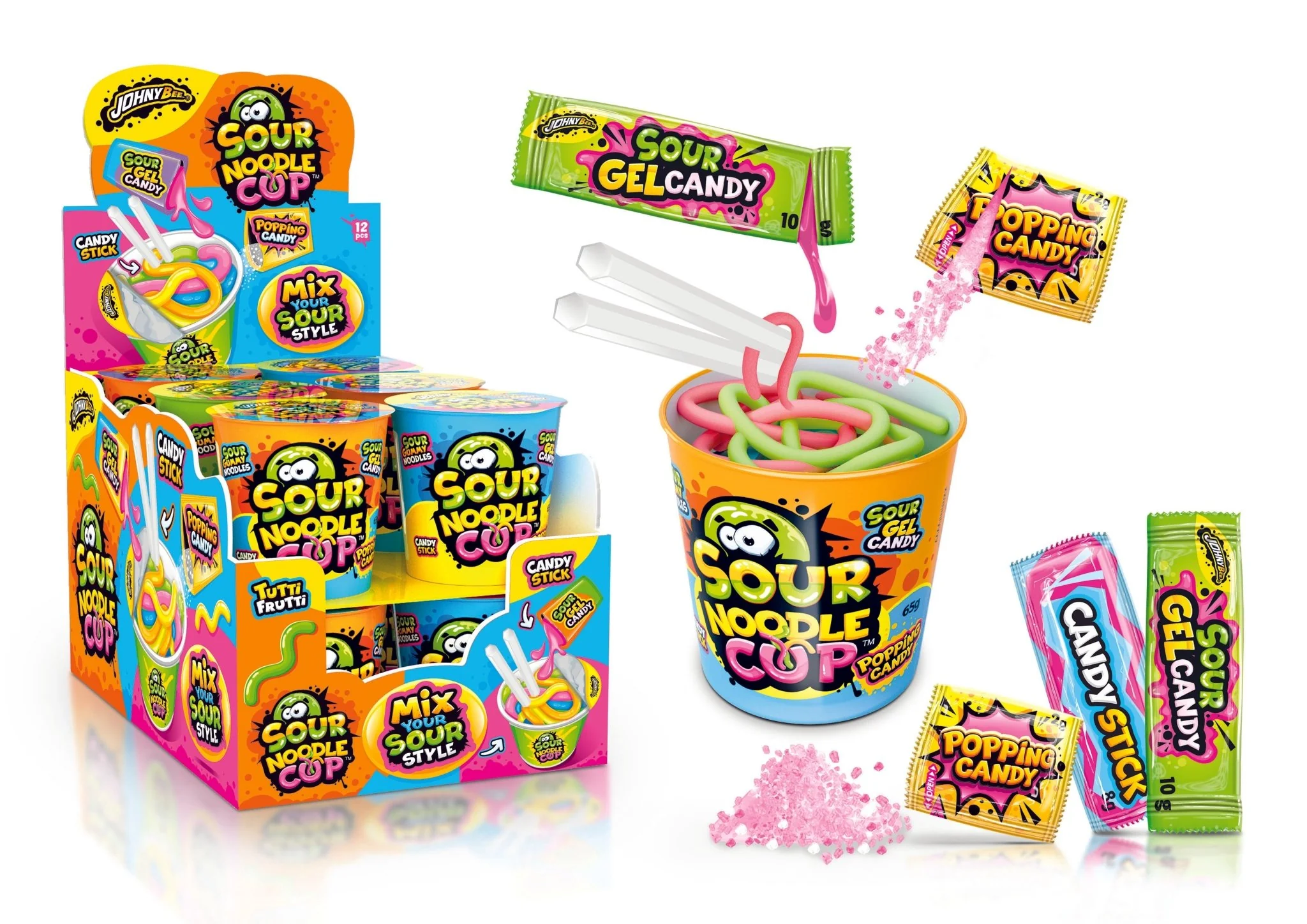 Johny Bee Sour Noodle Cup 65g