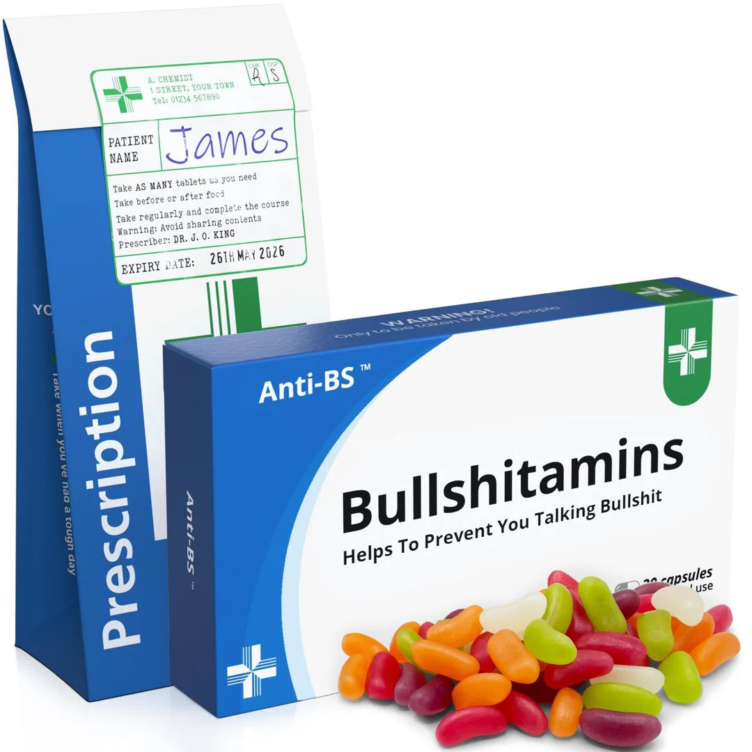 Joke Pill Box Bullshitamins 100g