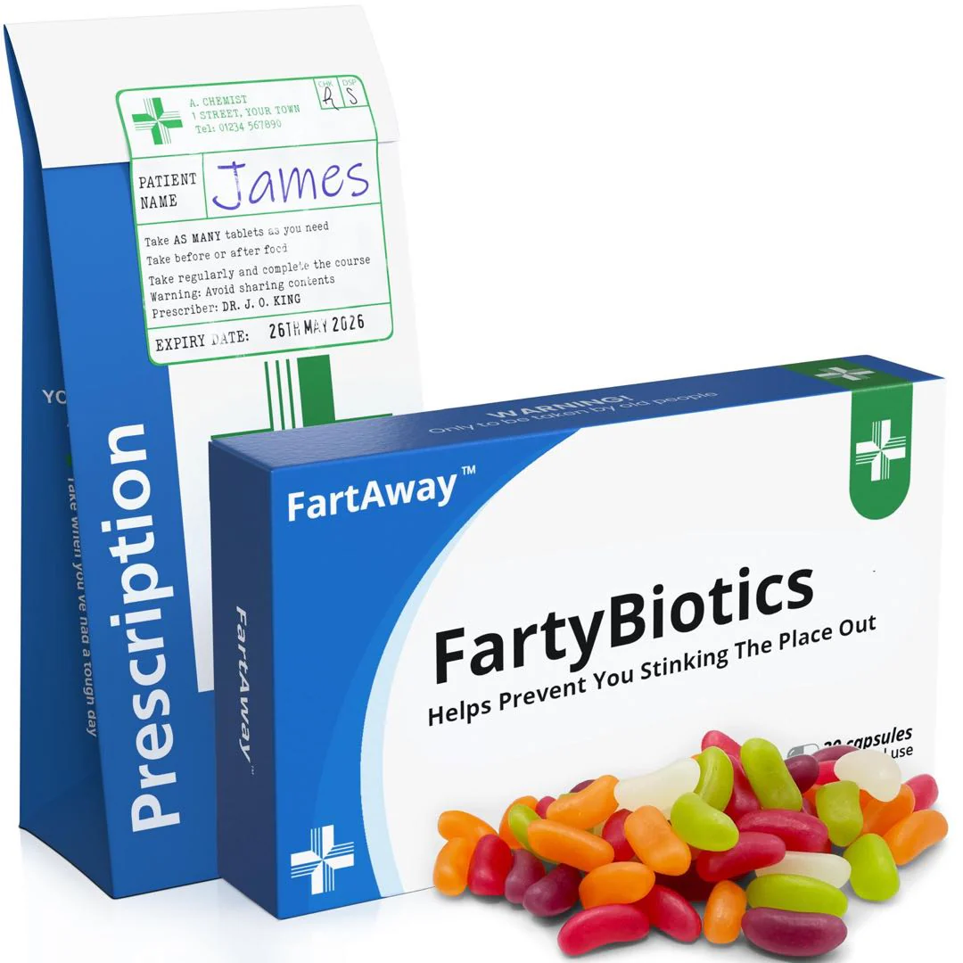 Joke Pill Box FartyBiotics 100g