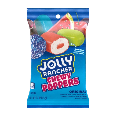 Jolly Rancher Chewy Poppers Peg Bag 175g