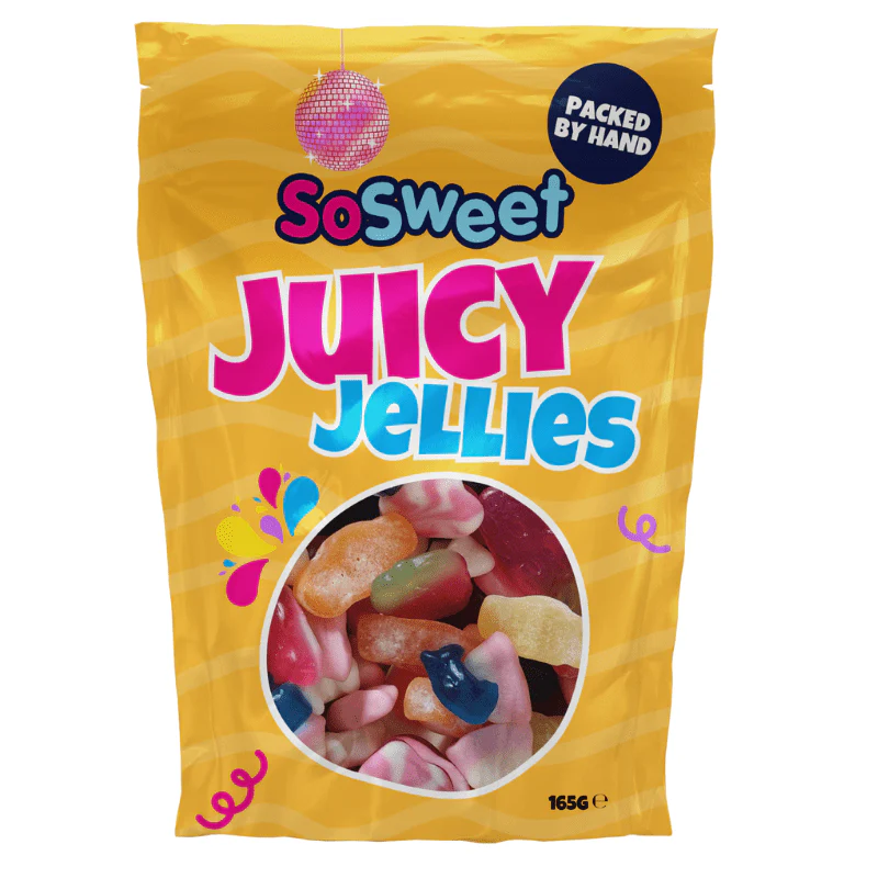SoSweet Juicy Jellies Sweet Mix Pouch 165g