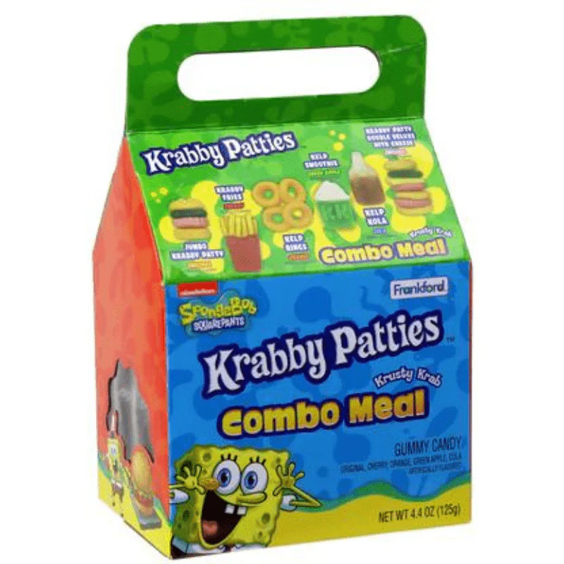 Krabby Patties Combo Meal Box 125g