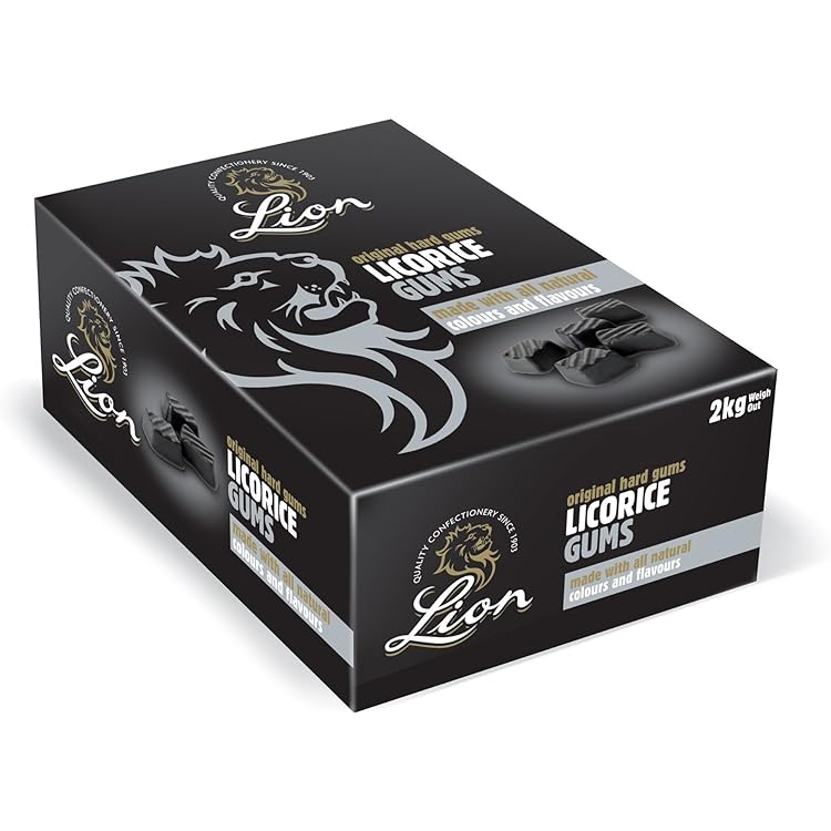 Lion Licorice Gums Box 2kg