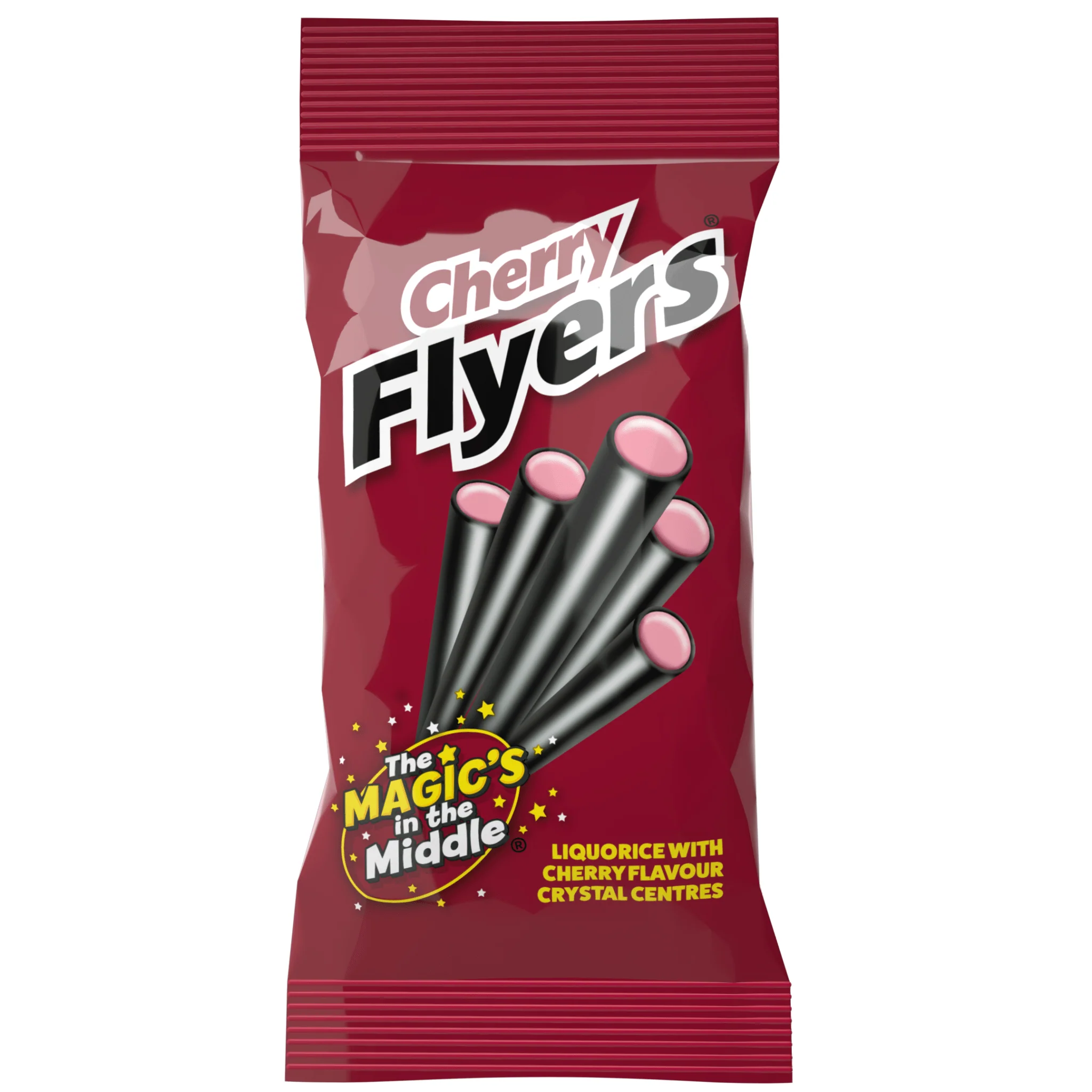 Liquorice Cherry Flyers Peg Bag 75g