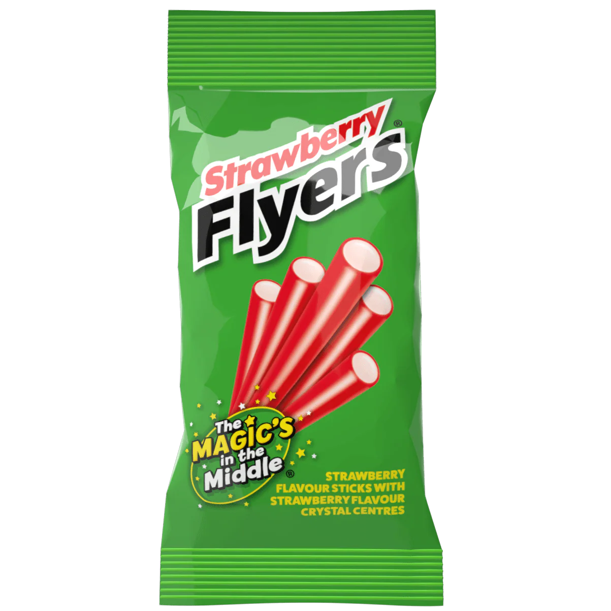 Liquorice Strawberry Flyers Bag 75g