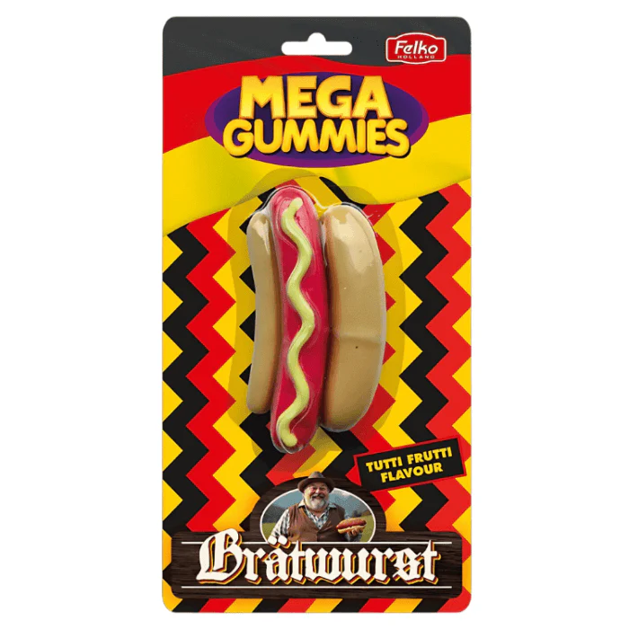 Felko Mega Gummies German Bradwurst 120g