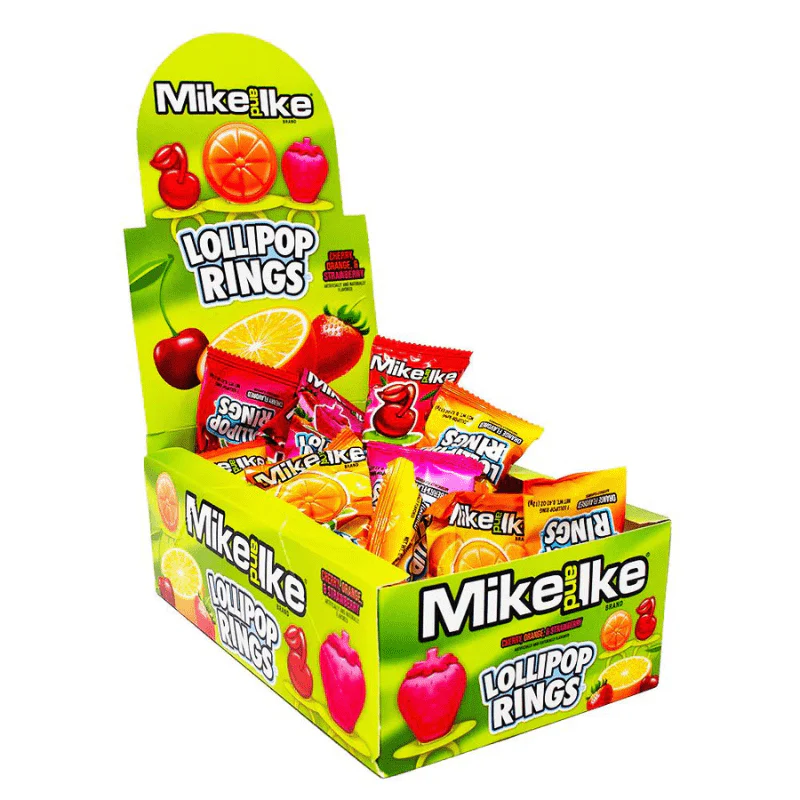Mike and Ike Lollipop Rings 12g