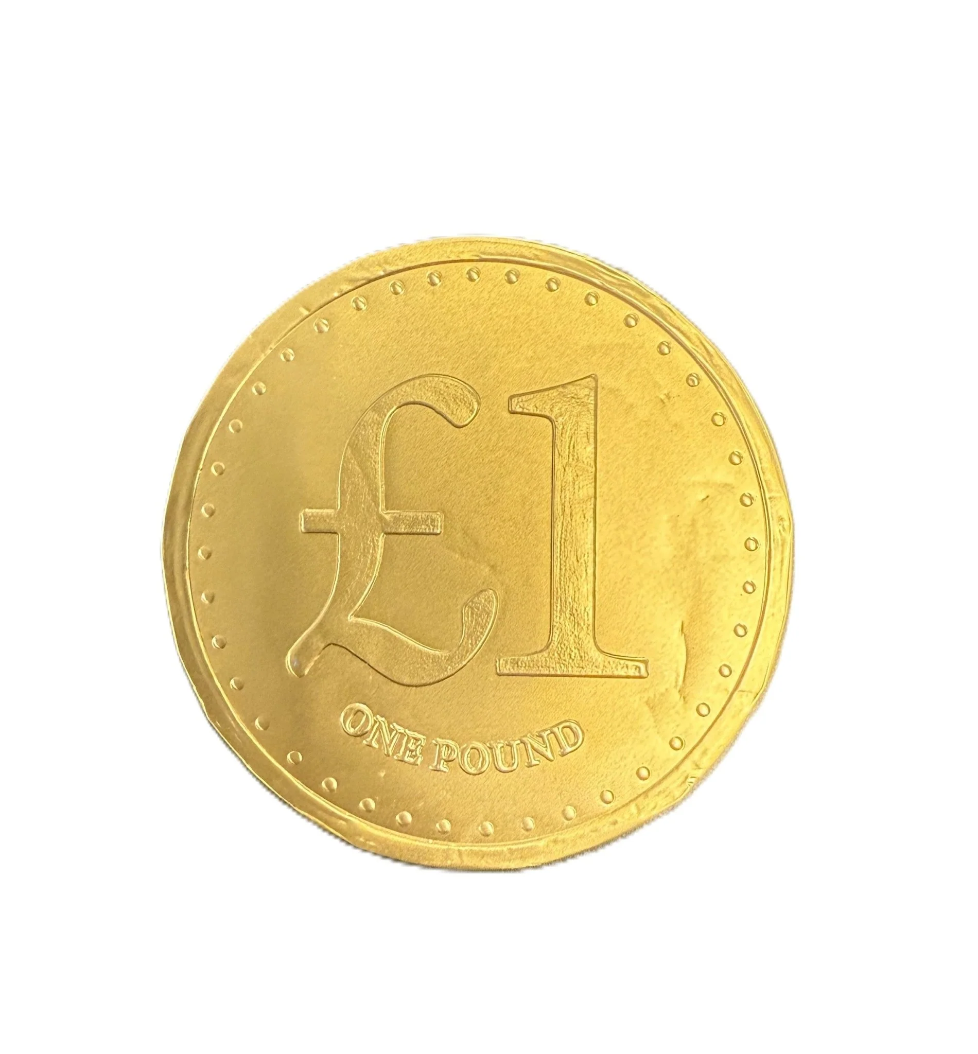 GIANT Milk Chocolate Medallion £1 Coin 26g