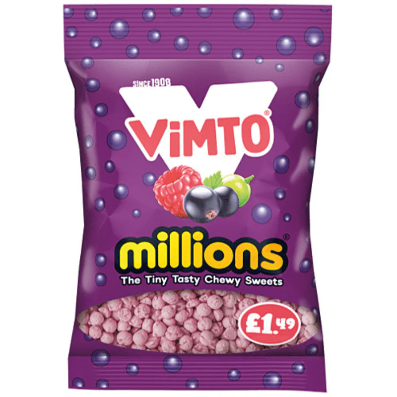 Millions Bags Vimto Peg Bag 110g