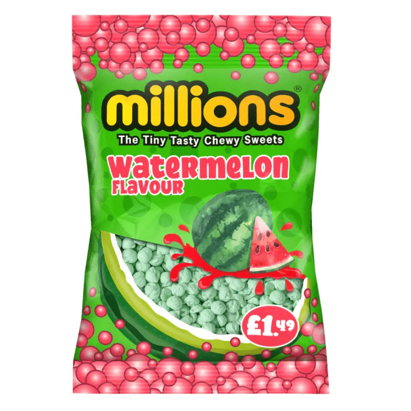 Millions Watermelon Peg Bag 110g PM £1.49