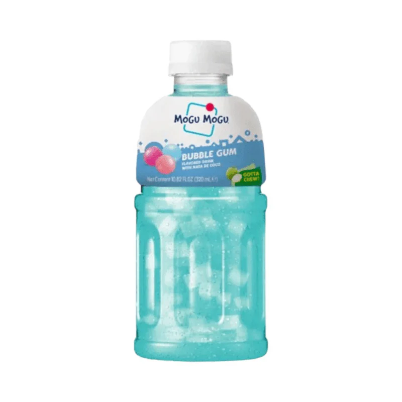 Mogu Mogu Bubble Gum with Nata de Coco Bottle 320ml