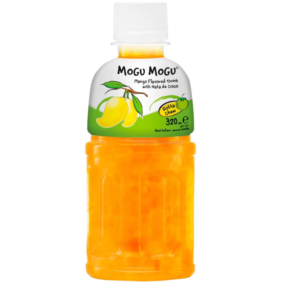 Mogu Mogu Mango with Nata de Coco Bottle 320ml