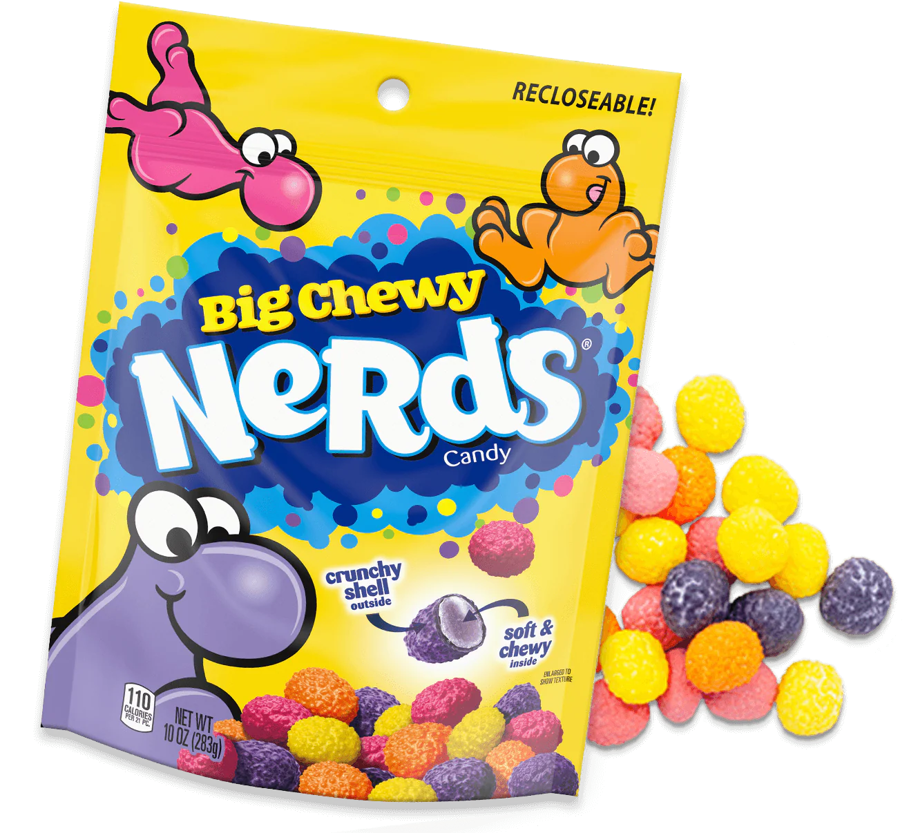 Nerds Big and Chewy Peg Bag 170g