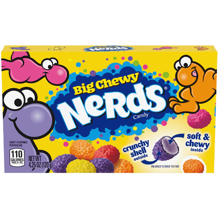 Nerds Big Chewy Candy Theatre Box 120g